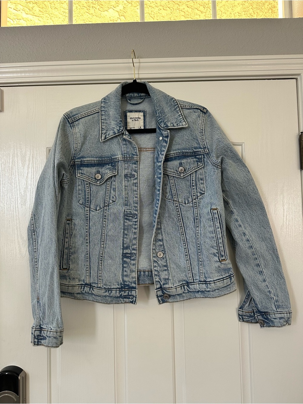 Abercrombie & Fitch Light Blue Denim Jacket